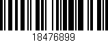 Código de barras (EAN, GTIN, SKU, ISBN): '18476899'
