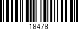 Código de barras (EAN, GTIN, SKU, ISBN): '18478'