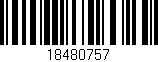 Código de barras (EAN, GTIN, SKU, ISBN): '18480757'