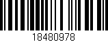 Código de barras (EAN, GTIN, SKU, ISBN): '18480978'