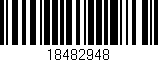 Código de barras (EAN, GTIN, SKU, ISBN): '18482948'