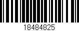 Código de barras (EAN, GTIN, SKU, ISBN): '18484825'