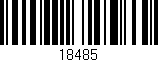 Código de barras (EAN, GTIN, SKU, ISBN): '18485'