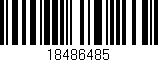 Código de barras (EAN, GTIN, SKU, ISBN): '18486485'