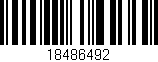 Código de barras (EAN, GTIN, SKU, ISBN): '18486492'