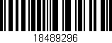 Código de barras (EAN, GTIN, SKU, ISBN): '18489296'