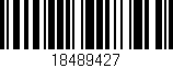 Código de barras (EAN, GTIN, SKU, ISBN): '18489427'
