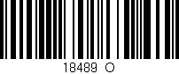 Código de barras (EAN, GTIN, SKU, ISBN): '18489_O'