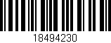 Código de barras (EAN, GTIN, SKU, ISBN): '18494230'