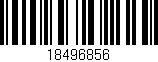 Código de barras (EAN, GTIN, SKU, ISBN): '18496856'