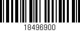 Código de barras (EAN, GTIN, SKU, ISBN): '18496900'
