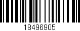 Código de barras (EAN, GTIN, SKU, ISBN): '18496905'