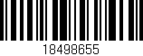 Código de barras (EAN, GTIN, SKU, ISBN): '18498655'