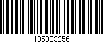 Código de barras (EAN, GTIN, SKU, ISBN): '185003256'