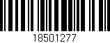 Código de barras (EAN, GTIN, SKU, ISBN): '18501277'