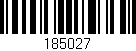 Código de barras (EAN, GTIN, SKU, ISBN): '185027'