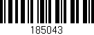 Código de barras (EAN, GTIN, SKU, ISBN): '185043'