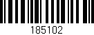 Código de barras (EAN, GTIN, SKU, ISBN): '185102'