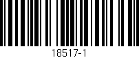 Código de barras (EAN, GTIN, SKU, ISBN): '18517-1'
