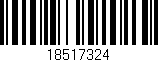 Código de barras (EAN, GTIN, SKU, ISBN): '18517324'