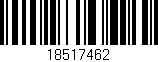 Código de barras (EAN, GTIN, SKU, ISBN): '18517462'