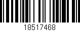 Código de barras (EAN, GTIN, SKU, ISBN): '18517468'