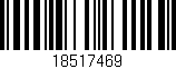 Código de barras (EAN, GTIN, SKU, ISBN): '18517469'