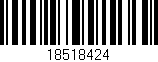 Código de barras (EAN, GTIN, SKU, ISBN): '18518424'