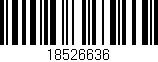 Código de barras (EAN, GTIN, SKU, ISBN): '18526636'