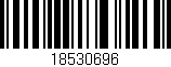 Código de barras (EAN, GTIN, SKU, ISBN): '18530696'