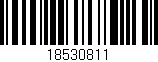 Código de barras (EAN, GTIN, SKU, ISBN): '18530811'