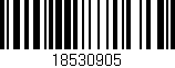 Código de barras (EAN, GTIN, SKU, ISBN): '18530905'