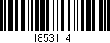 Código de barras (EAN, GTIN, SKU, ISBN): '18531141'