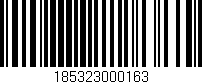 Código de barras (EAN, GTIN, SKU, ISBN): '185323000163'
