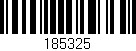 Código de barras (EAN, GTIN, SKU, ISBN): '185325'