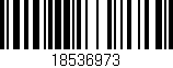 Código de barras (EAN, GTIN, SKU, ISBN): '18536973'