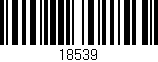 Código de barras (EAN, GTIN, SKU, ISBN): '18539'
