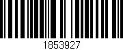 Código de barras (EAN, GTIN, SKU, ISBN): '1853927'