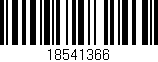 Código de barras (EAN, GTIN, SKU, ISBN): '18541366'