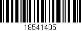 Código de barras (EAN, GTIN, SKU, ISBN): '18541405'