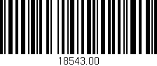 Código de barras (EAN, GTIN, SKU, ISBN): '18543.00'