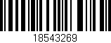 Código de barras (EAN, GTIN, SKU, ISBN): '18543269'