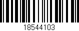 Código de barras (EAN, GTIN, SKU, ISBN): '18544103'