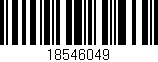 Código de barras (EAN, GTIN, SKU, ISBN): '18546049'