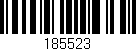 Código de barras (EAN, GTIN, SKU, ISBN): '185523'