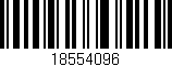 Código de barras (EAN, GTIN, SKU, ISBN): '18554096'