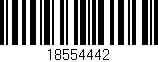 Código de barras (EAN, GTIN, SKU, ISBN): '18554442'
