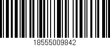 Código de barras (EAN, GTIN, SKU, ISBN): '18555009842'