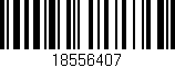 Código de barras (EAN, GTIN, SKU, ISBN): '18556407'
