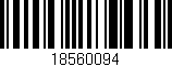 Código de barras (EAN, GTIN, SKU, ISBN): '18560094'